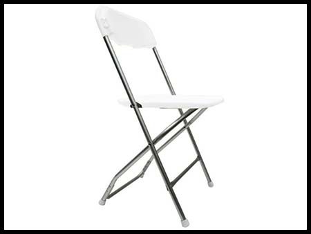 White Fiberglass Chair