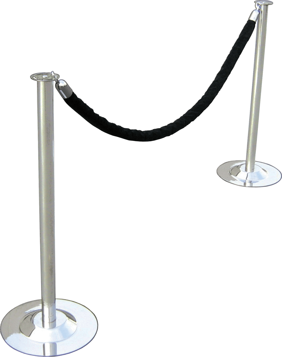 Stanchions (Chrome) - Symon Rental - Downriver and Southeast